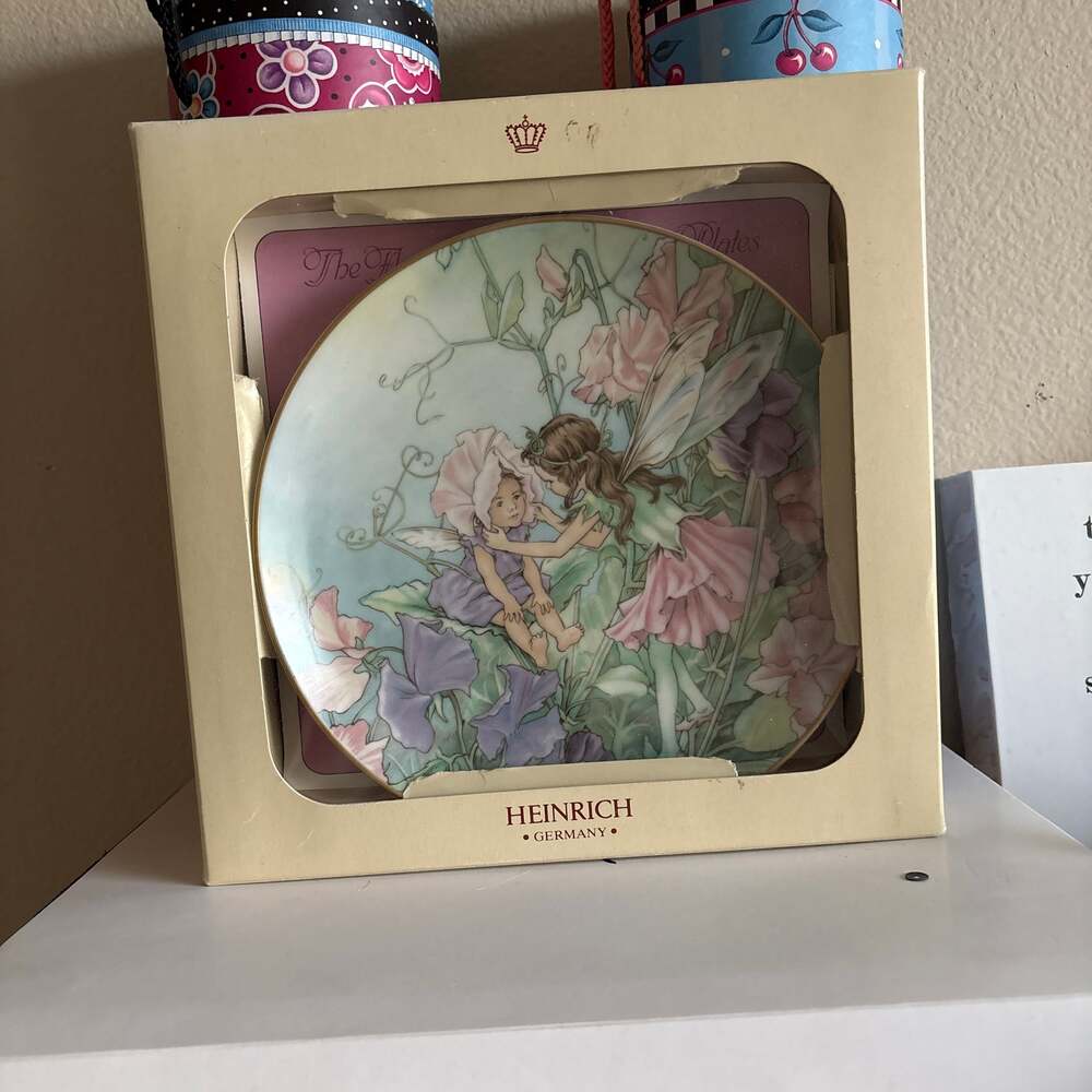 Heinrich Villeroy & Boch Germany Fairies Plate "The Sea Pea Fairy"